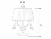 Scheme Table lamp Laudarte Leone Aliotti AB 0431 Classical / Historical 