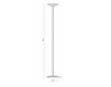Scheme Floor lamp REGINA aluminium Floor lamps Gray Scheme Floor lamp Grupo B.Lux Deco REGINA aluminium Floor lamps Contemporary / Modern
