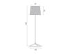 Scheme Floor lamp ROYAL F Floor lamps Light beige Scheme Floor lamp Grupo B.Lux Deco ROYAL F Floor lamps Contemporary / Modern