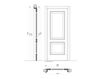 Scheme Arched door Marcovaldo 1014/TT brown Scheme Arched door Marcovaldo New design porte 300 1014/TT Classical / Historical