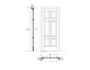 Scheme Wooden door  Mantegna New design porte 400 1116/Q Classical / Historical 