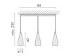 Scheme Light NITE 3 Gray Scheme Light Grupo B.Lux Deco NITE 3 Contemporary / Modern