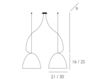 Scheme Light Bell BE91-B127A white Scheme Light Bell Millelumen Casablanca BE91-B127A Contemporary / Modern