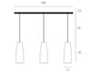 Scheme Light CHAT Millelumen Casablanca CH21-L55A Contemporary / Modern