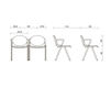 Scheme Armchair Estel Group Conference Ellisse Contemporary / Modern
