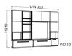 Scheme Modular system Imab Group S.p.A. 2014 QS1010 Contemporary / Modern