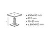 Scheme Table base Forti Giorgio 2014 210 Contemporary / Modern