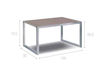 Scheme Dining table NINIX NNX 150 GZU Black Scheme Dining table NINIX Royal Botania 2014 NNX 150 GZU Contemporary / Modern