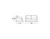 Scheme Sofa Treci Salotti by Quartet White ARIEL 2 POSTI FISSO Classical / Historical 