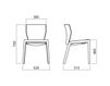Scheme Chair Infiniti Design Indoor BI UPHOLSTERED SEAT PANEL 3 Contemporary / Modern