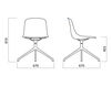 Scheme Chair PURE LOOP BINUANCE 4 STAR ALUMINIUM BASE Silver Scheme Chair Infiniti Design Indoor PURE LOOP BINUANCE 4 STAR ALUMINIUM BASE Contemporary / Modern