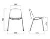 Scheme Chair PURE LOOP 3D WOOD 4 LEGS Light beige Scheme Chair Infiniti Design Indoor PURE LOOP 3D WOOD 4 LEGS Contemporary / Modern