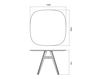 Scheme Dining table Infiniti Design Indoor EMMA TABLE 3 Contemporary / Modern