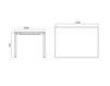Scheme Dining table SIDEOUT 2 white Scheme Dining table Infiniti Design Indoor SIDEOUT 2 Contemporary / Modern