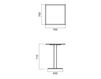 Scheme Table PLANO 1 Silver Scheme Table Infiniti Design Indoor PLANO 1 Contemporary / Modern