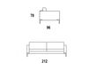 Scheme Sofa GINGER 207CB 1 Ivory Scheme Sofa Citterio Meda Sofa GINGER 207CB 1 Contemporary / Modern