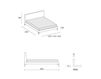 Scheme Bed SYSTEM Dall’Agnese Spa 2015 GLSYR180 Contemporary / Modern