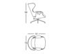 Scheme Office chair LOUNGER B.D (Barcelona Design) ARMCHAIRS LOUNGER Armchair Swivel structure 3 Loft / Fusion / Vintage / Retro