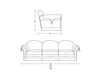 Scheme Sofa Elegance Zandarin Exellence ELEGANCE 272X110 3 SEDILI (Premium) Classical / Historical 