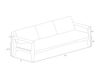 Scheme Terrace couch ZENHIT Royal Botania 2015 ZNTL 240 Contemporary / Modern