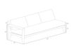 Scheme Terrace couch ZENHIT Royal Botania 2015 ZNTL 240R Contemporary / Modern