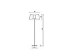 Scheme Floor lamp L154gctrn pink Scheme Floor lamp Designheure COUTURE L154gctrn Contemporary / Modern